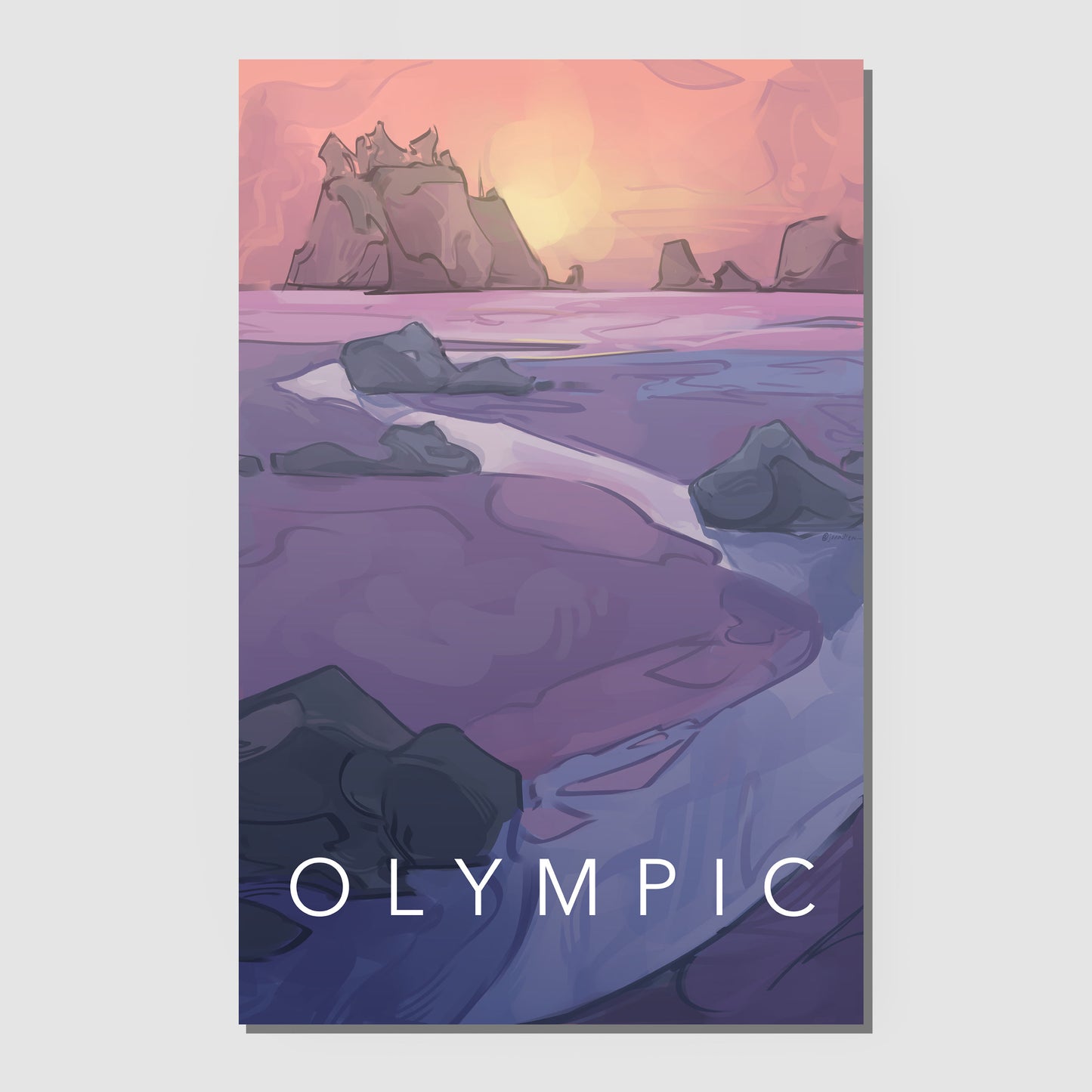 Olympic Art Print