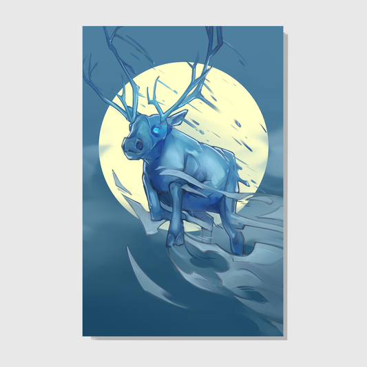 Raindeer Art Print